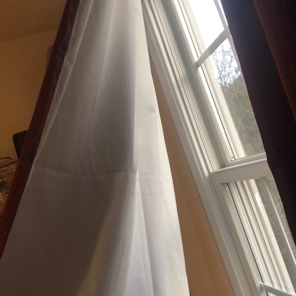 Set 2 panels curtains - Picture 4 of 5
